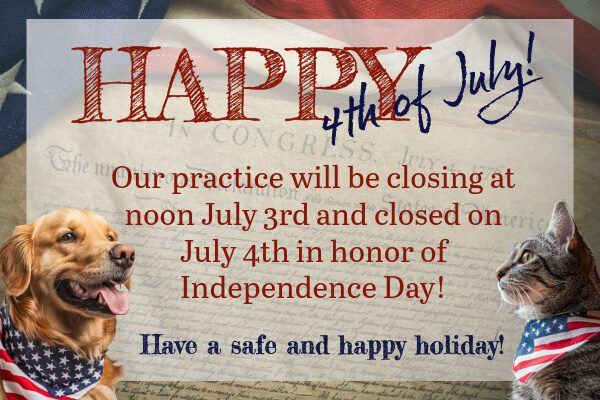 4th of July closure notice banner